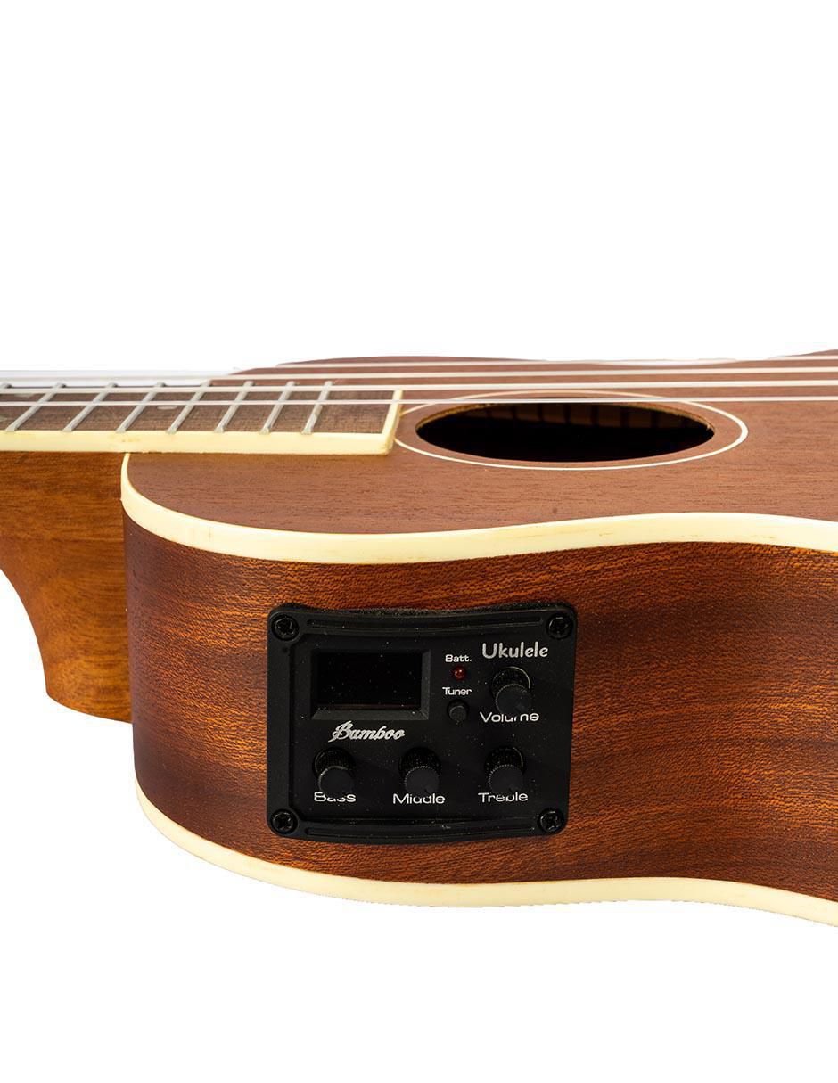 Ukelele concierto u-23-sapele-q de sapele 5