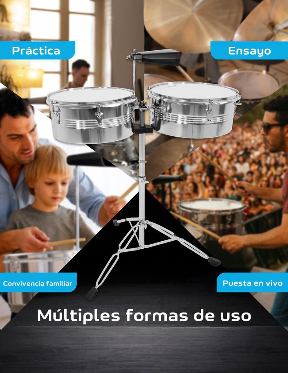 Timbales MKZ-TIMBAL14PLA 7