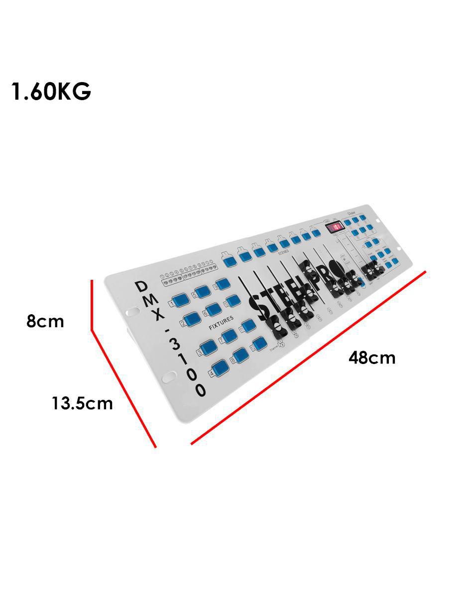 Controlador DMX DMX-3100 5