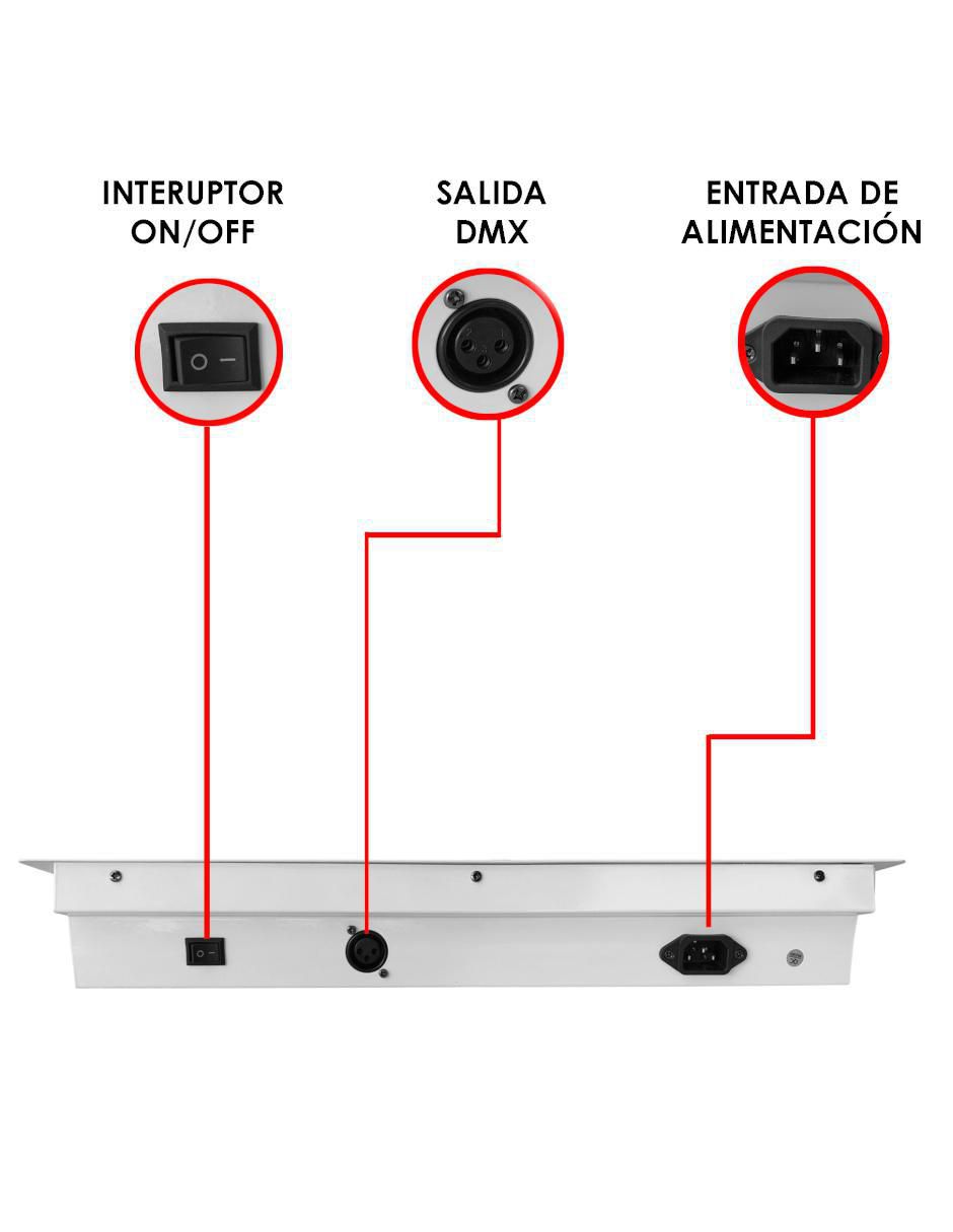 Controlador DMX DMX-3100 3
