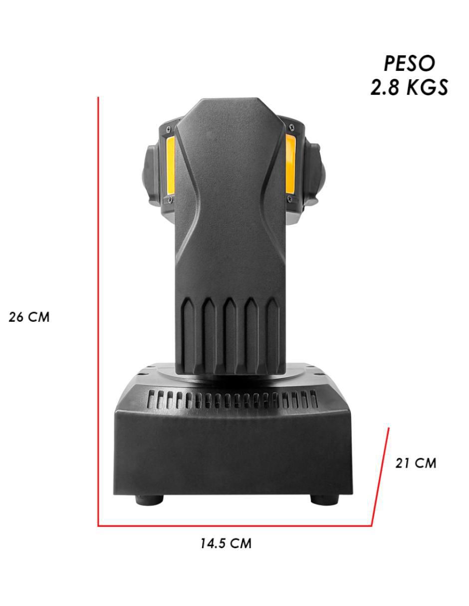 Cabeza móvil de luz 4
