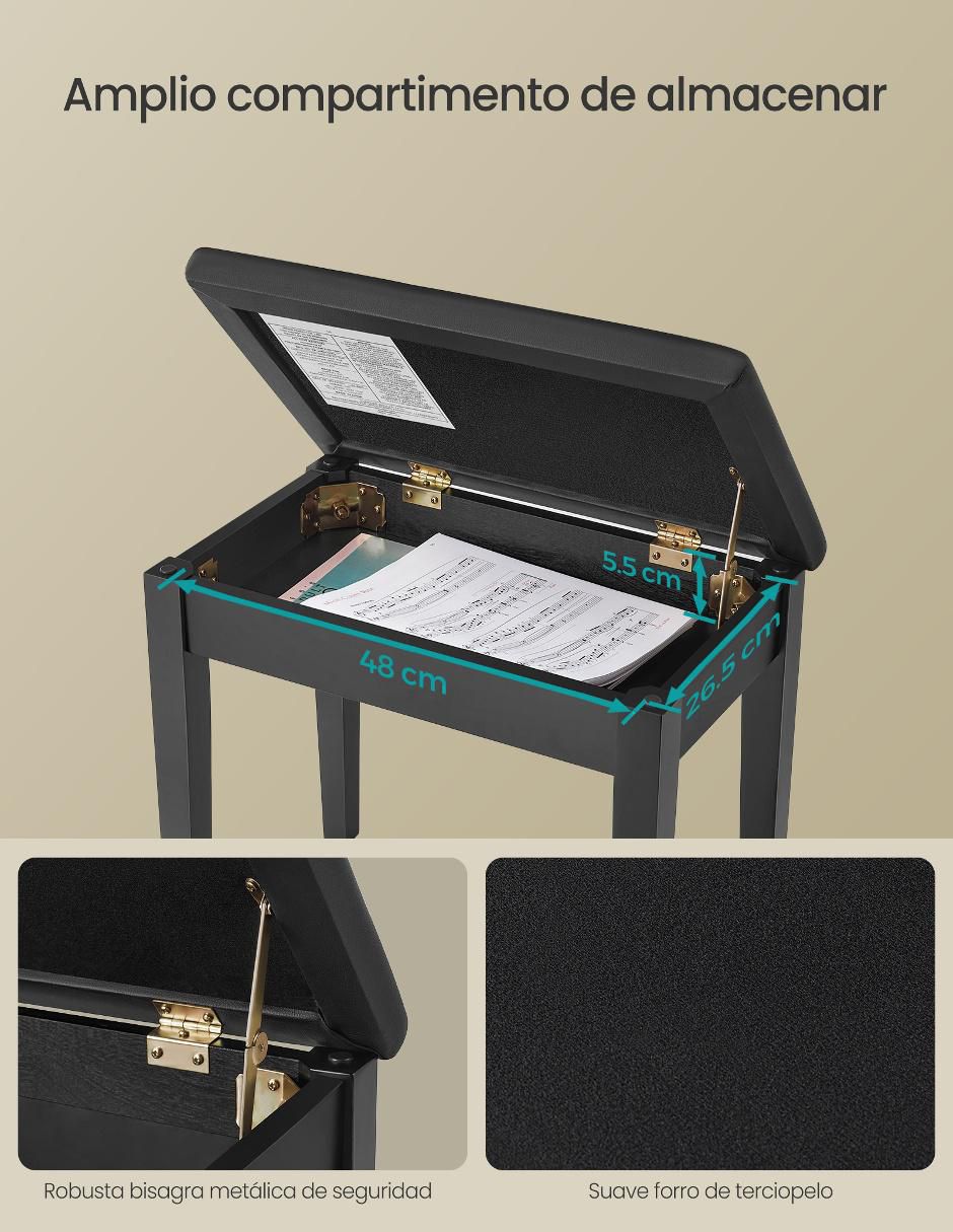 Banco para piano 3