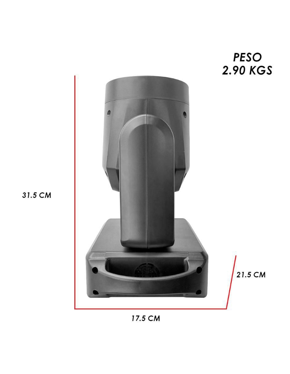 Cabeza móvil de luz 4