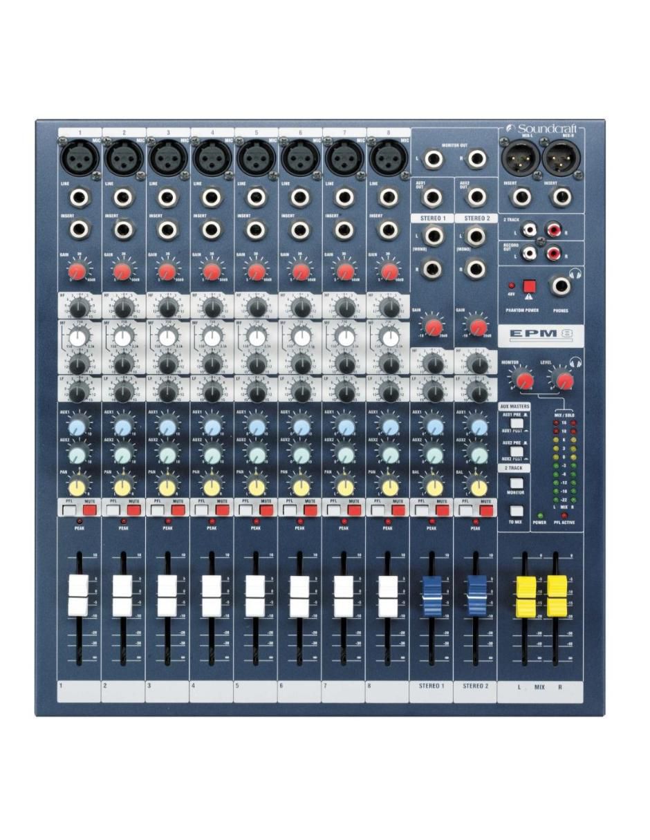 Mezcladora DJ EPM8 Mezcladora DJ EPM8