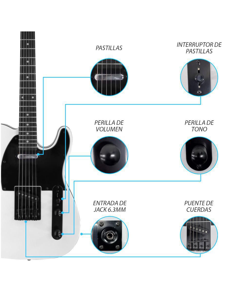 Kit guitarra eléctrica 048-SK 2