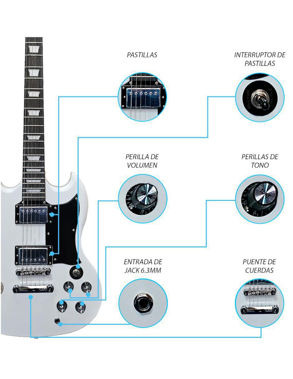 Kit guitarra eléctrica 051-SK 2