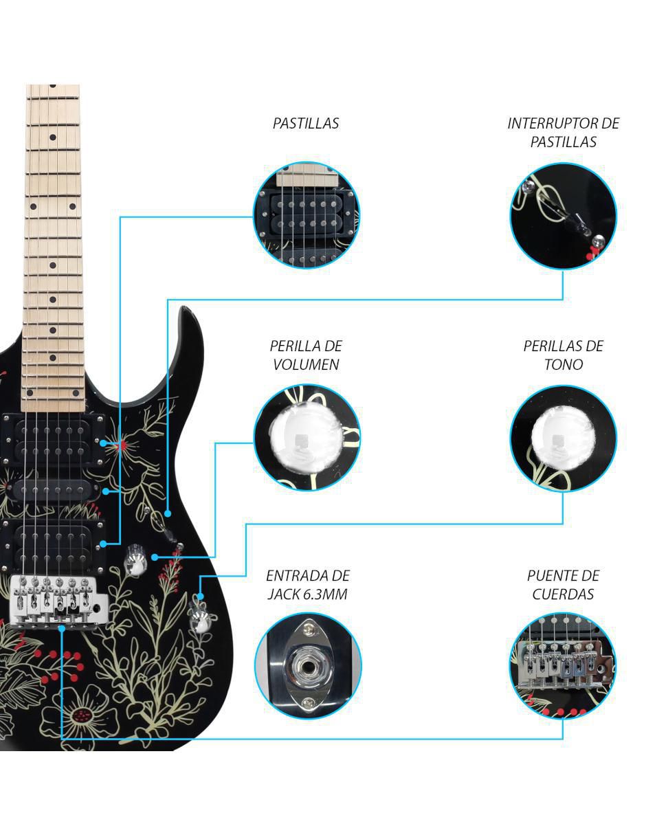 Kit guitarra eléctrica 070-SK 2