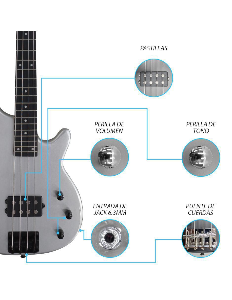 Kit guitarra eléctrica 504-SK 2