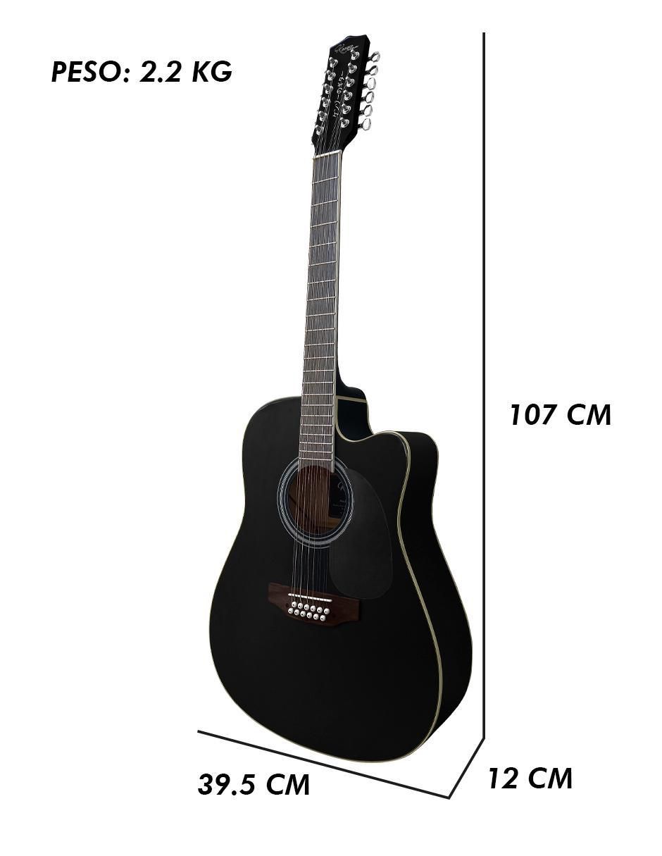 Kit guitarra electroacústica KZ-77-12 7