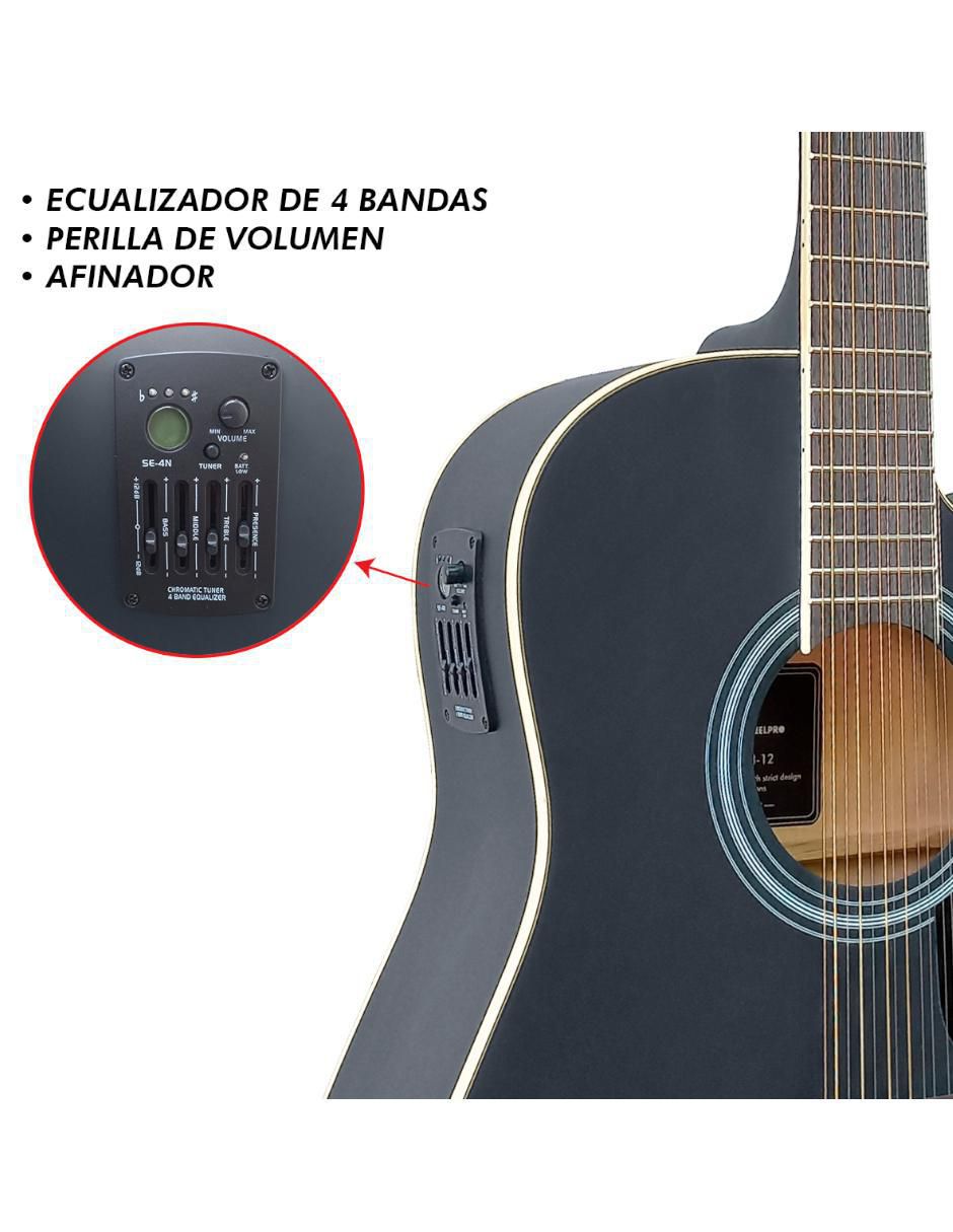 Kit guitarra electroacústica KZ-88-12 4