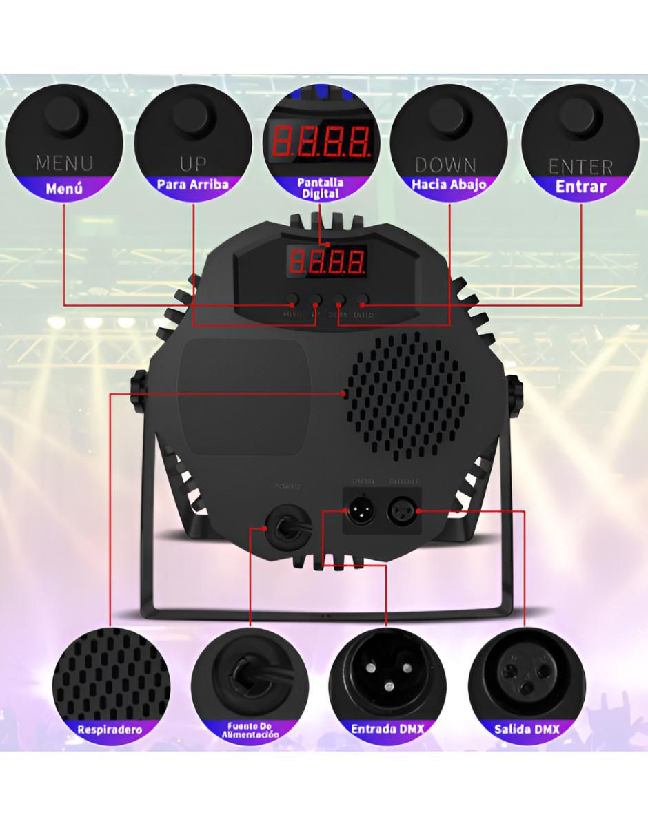 Set luces disco 3