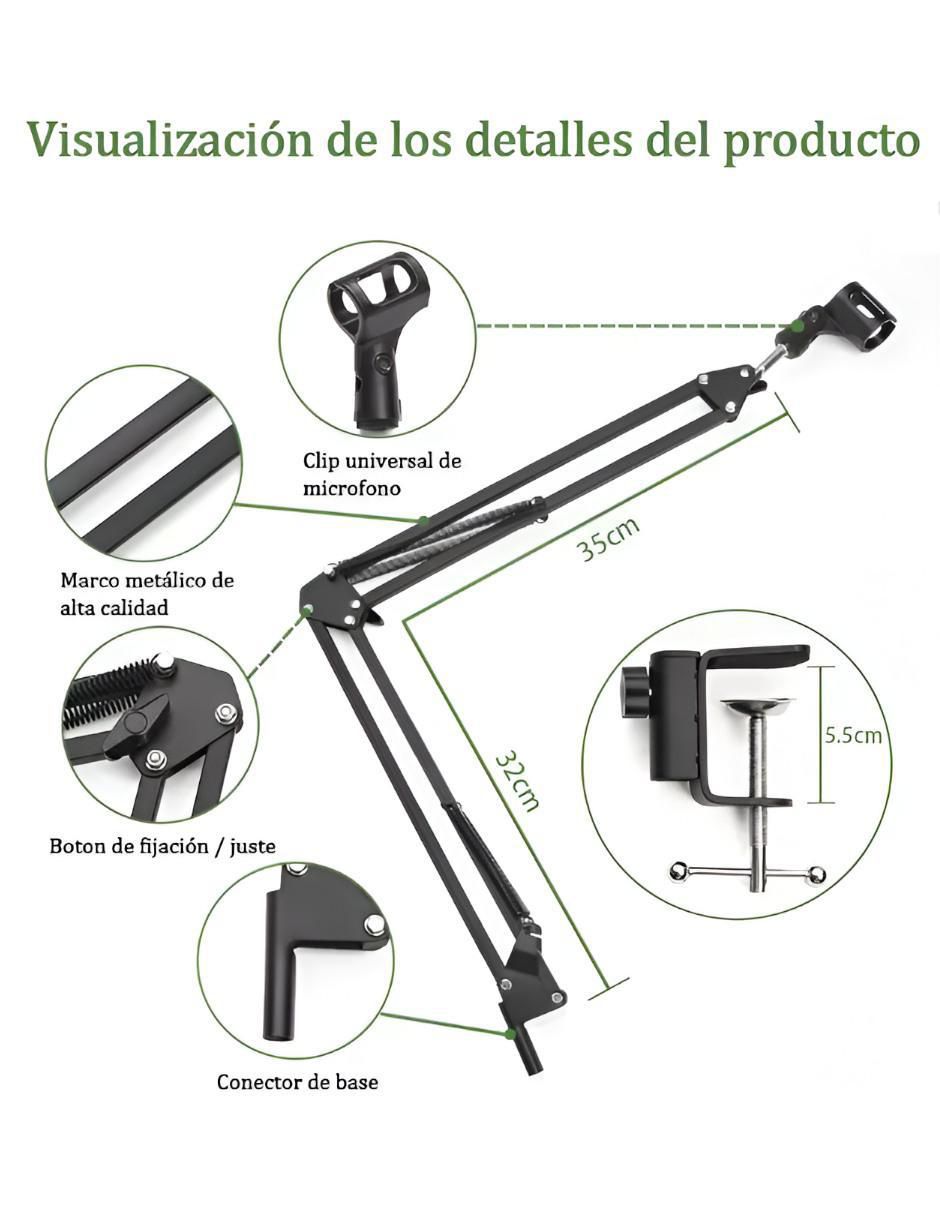 Soporte de brazo para micrófono 4