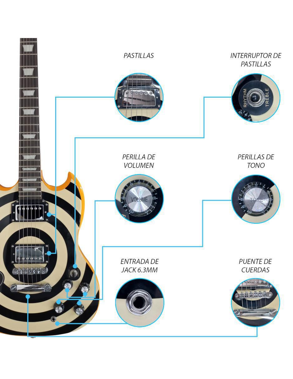 Guitarra eléctrica 057-LX 4