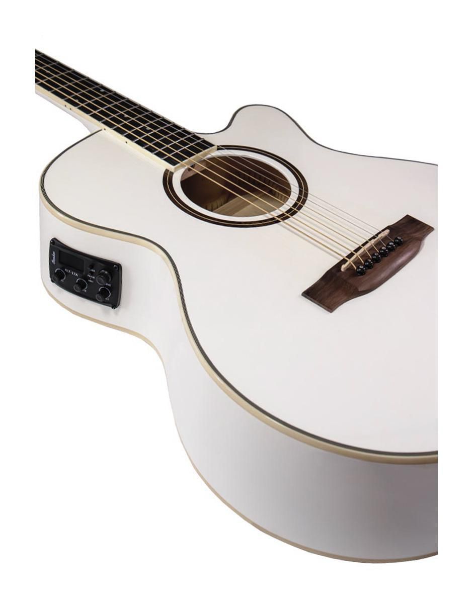 Guitarra electroacústica GA-40-WH-Q-AR 8