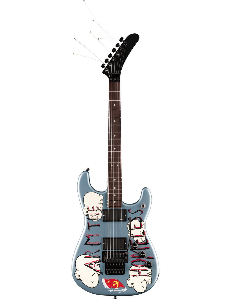 Guitarra eléctrica Tom Morello Arm The Homeless Stratocaster Guitarra eléctrica Tom Morello Arm The Homeless Stratocaster