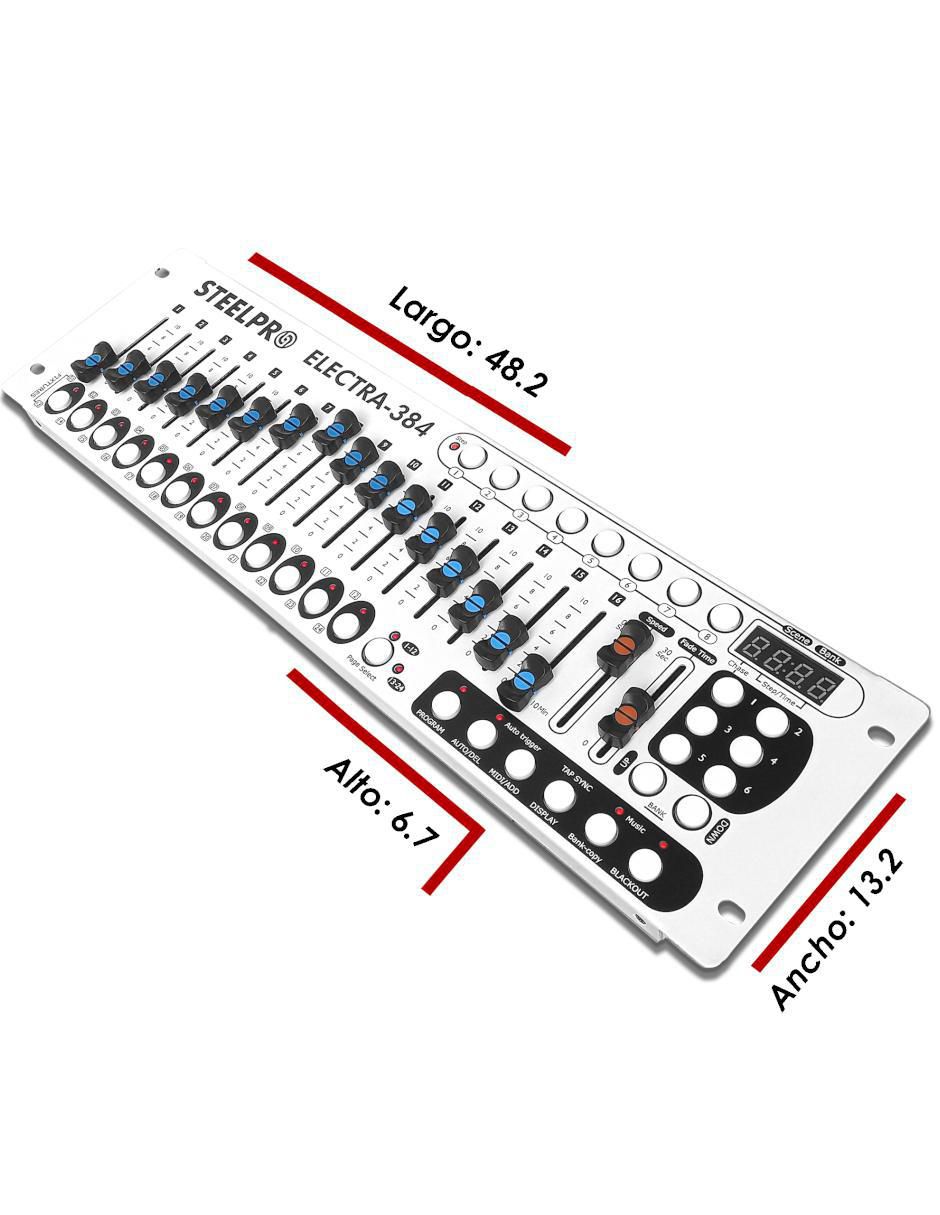 Controlador DMX Electra-384 5