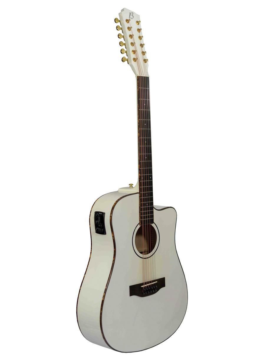 Guitarra electroacústica GA-4012-WH-Q-AR